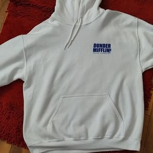 White Dunder Mifflin Hoodie